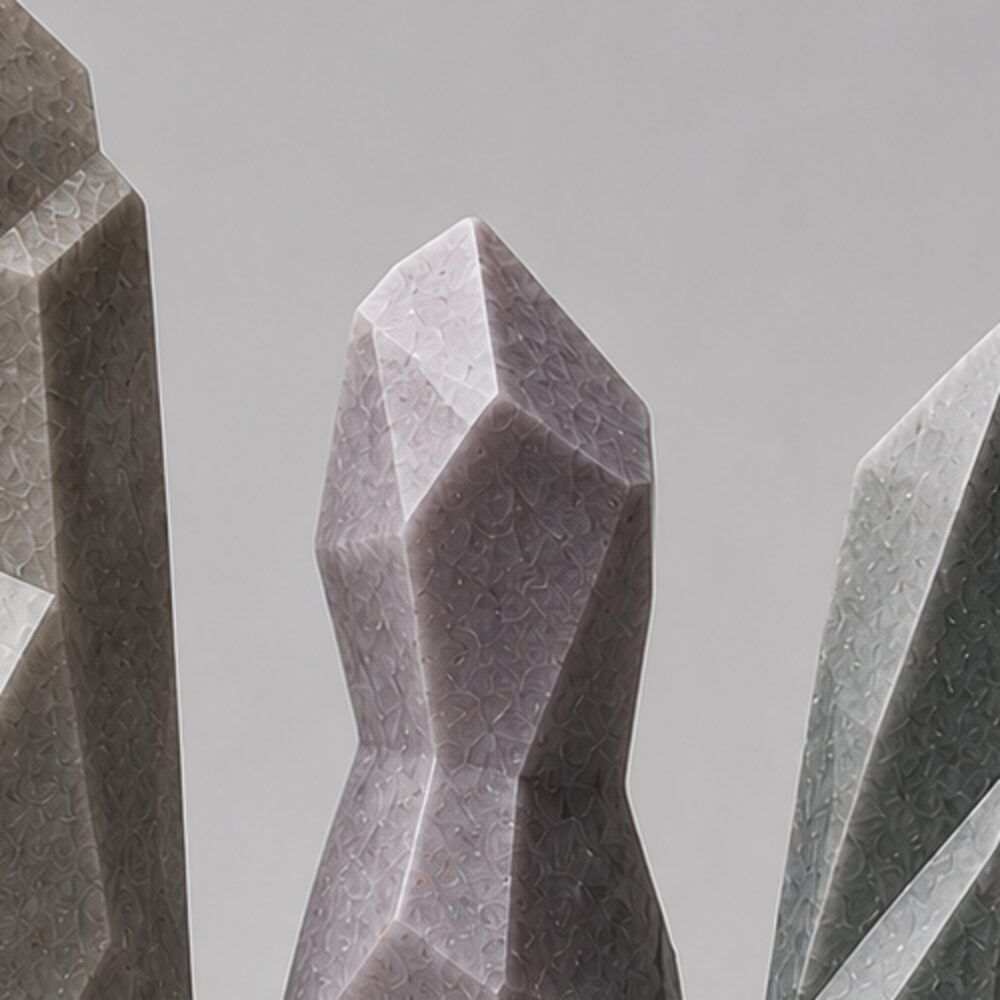 Faceted surface, detail